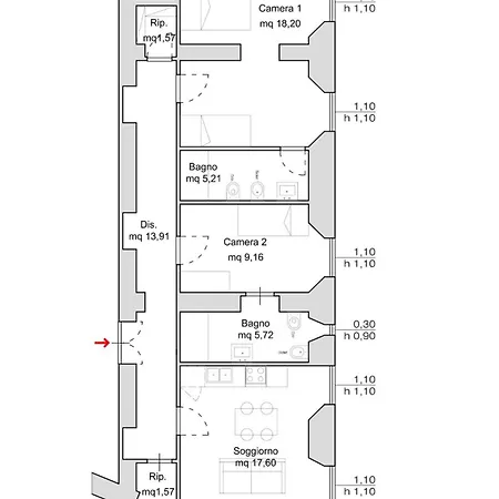 Sweet House Via Dei Gracchi Roma